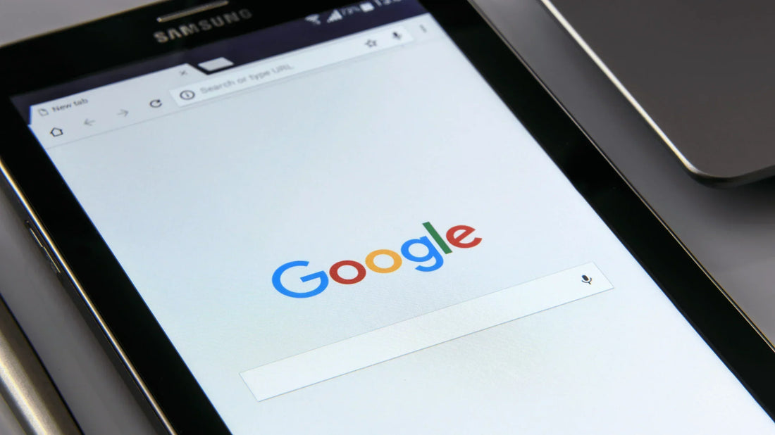 phone with google search engine on browser